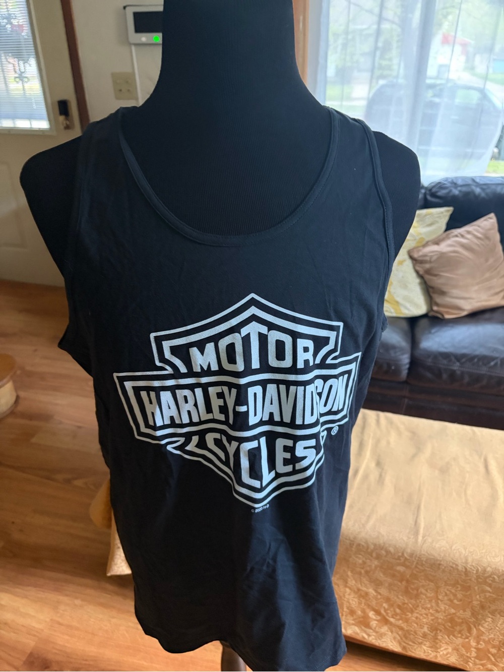 Harley-Davidson Black and White Genuine Quality Graphic Tee